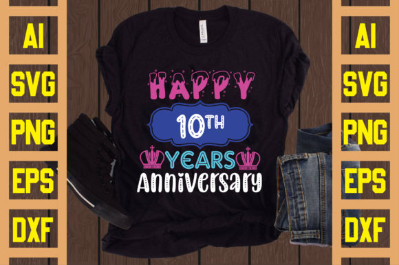 Download Happy 10 Years Anniversary - Premium Resources