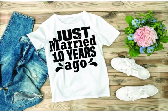 Download Wedding Svg Design,Just Married 10 Years - 10 years Collection