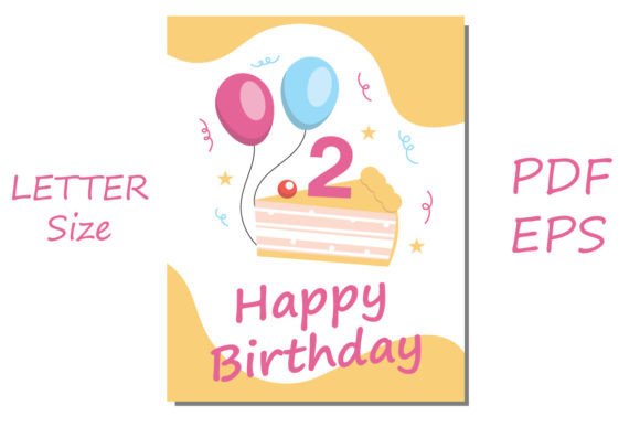 Download 2 Years Old Birthday Invitation Card - 2 years Collection
